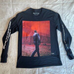 Posty Co. Post Malone 2020 Tour Live in Concert Black Red Shirt Size M